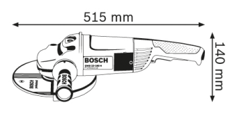 0601881103 Угловая шлифмашина / болгарка Bosch (БОШ) GWS 22-180 H Professional 0.601.881.103 БОШ