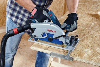 06016B5100 Аккумуляторная циркулярка БОШ / Bosch GKS 18V-68 GC, Coло + L-boxx 0.601.6B5.100 БОШ
