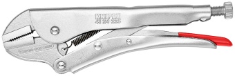 Клещи зажимные оцинкованные, глянцевая поверхность 225 мм KN 4124225
