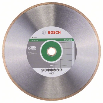 Алмазный отрезной круг Standard for Ceramic 350 x 30+25,40 x 2 x 7 mm 2608602541