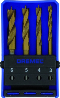 Набор сверл по дереву 4шт DREMEL / Дремель (636) 26150636JA купить с доставкой