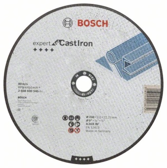  , , Expert for Cast Iron AS 24 R, 230 mm, 22,23 mm, 3,0 mm 2608600546