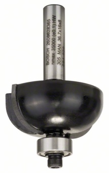 Галтельные фрезы 8 mm, R1 12 mm, D 36,7 mm, L 16 mm, G 58 mm 2608628365