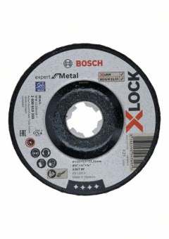 2608619259 X-LOCK ОБДИРОЧНЫЙ КРУГ БОШ 125x6 E.f.Metal (Bosch Expert for Metal) 2.608.619.259 БОШ