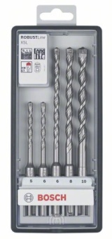 Набор Robust Line из 5 ударных сверл SDS-plus-7 6 6 8 8 10 mm 2607019932