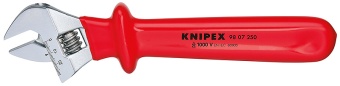 Разводной ключ 1 1/8' (30мм) регулируемый 260 мм 1000В KN 9807250