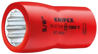 Торцовая головка 3/8' VDE 12-гранная 3/4 дюйм KN 9837 3/4'