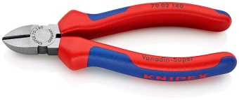 Кусачки боковые KNIPEX фосфатированные, черного цвета 140 мм KN 7002140